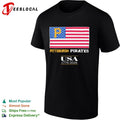 Pittsburgh Pirates USA 1776 2026 American Flag Logo Patriotic Baseball Team shirt