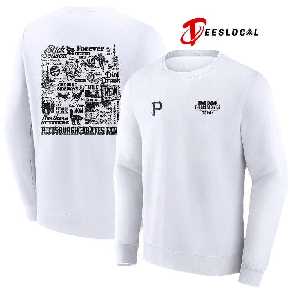 Pittsburgh Pirates x Noah Kahan the great divide graphic shirt