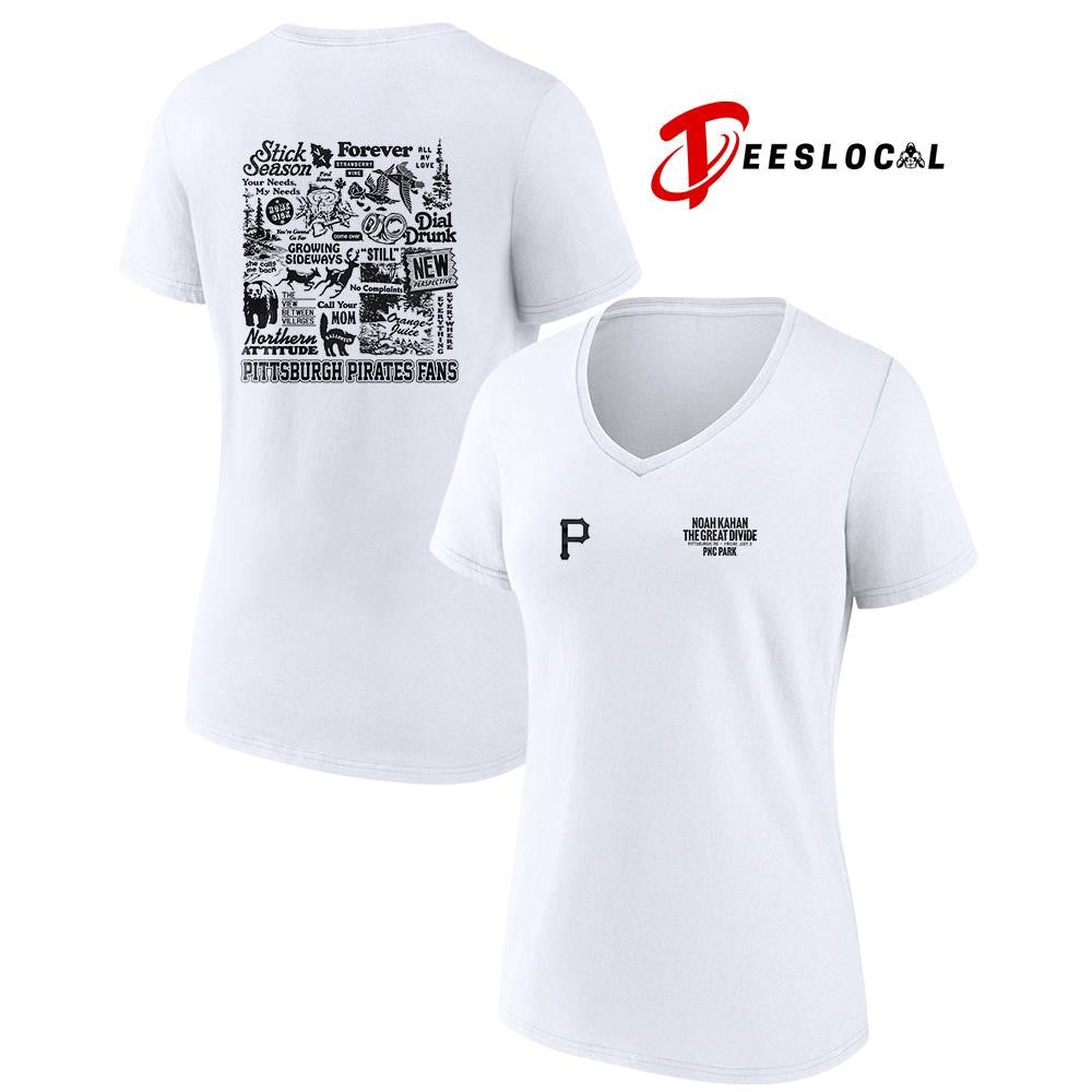 Pittsburgh Pirates x Noah Kahan the great divide graphic shirt