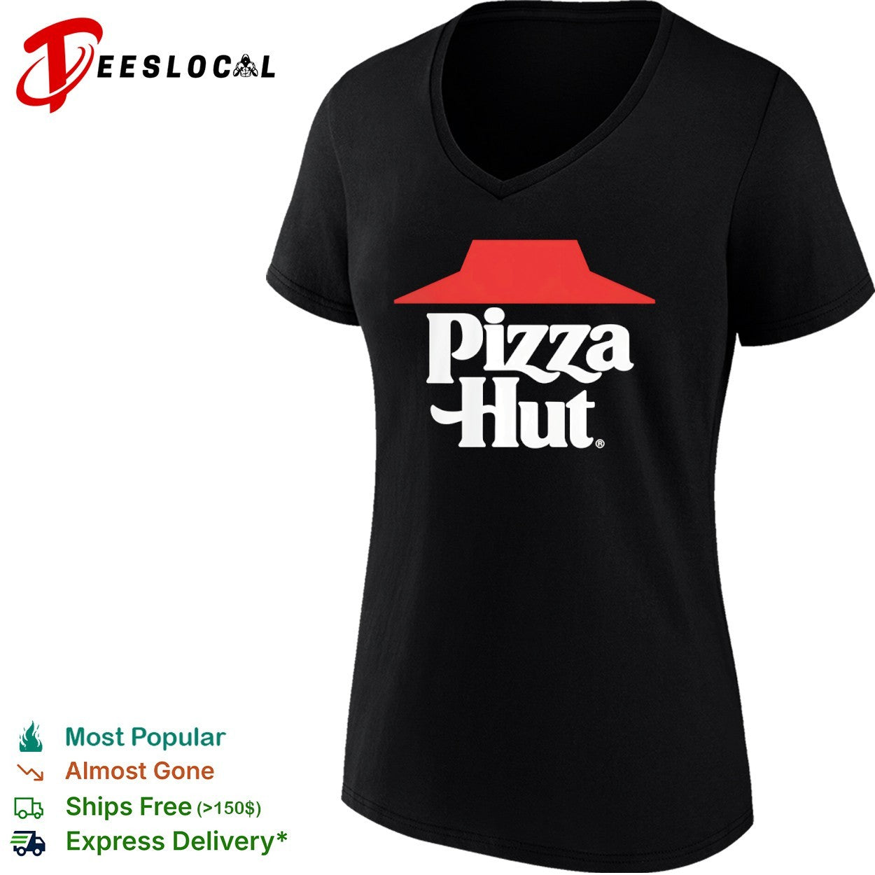 Pizza Hut logo shirt