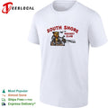 Pizza holding hockey stick South Shore Hockey Club shirt