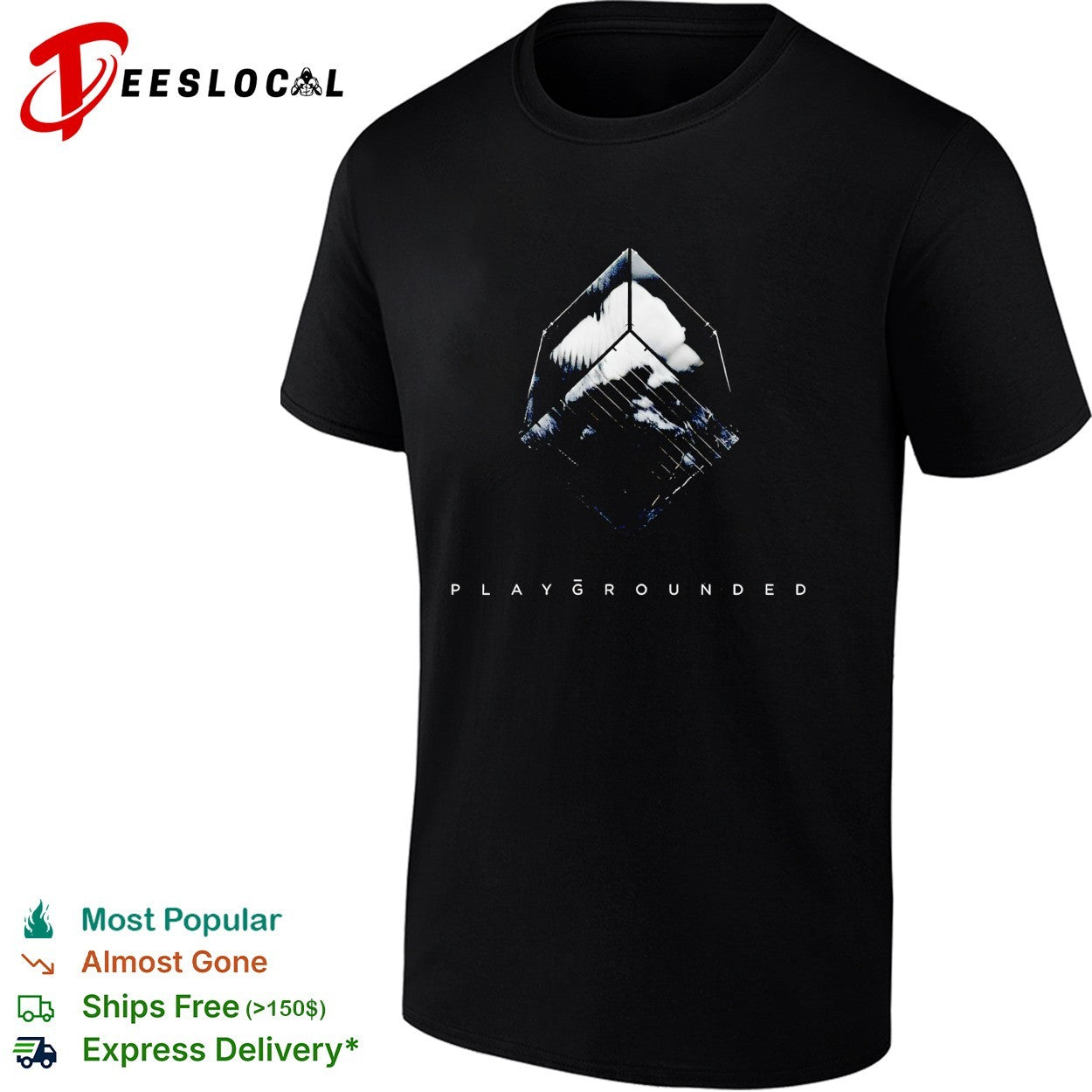 Playgrounded geometric shape shirt