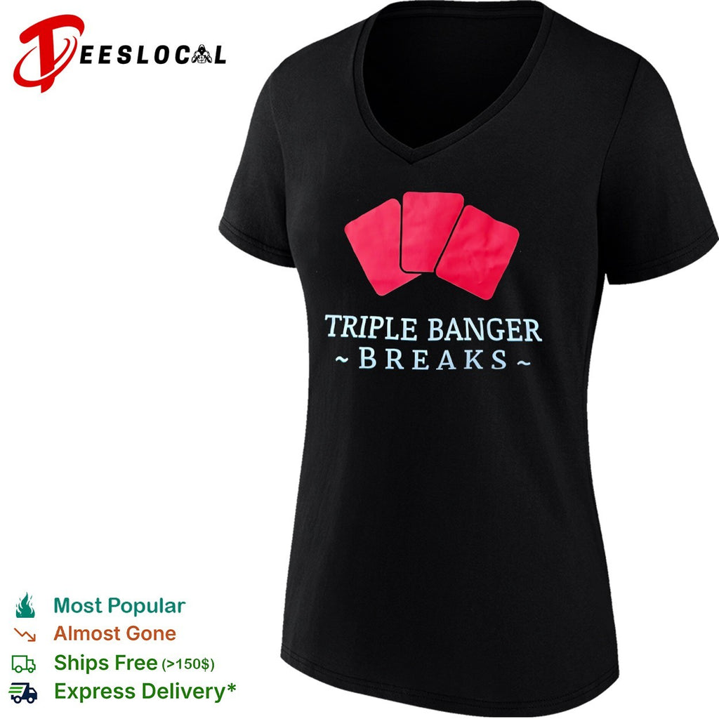 Playing cards triple banger breaks shirt