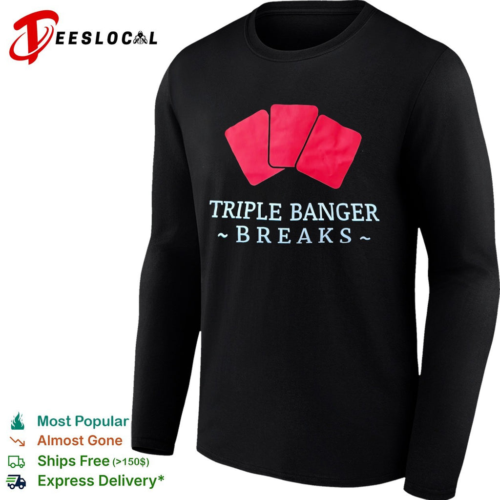 Playing cards triple banger breaks shirt