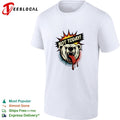 Polar bear roaring not today comic shirt