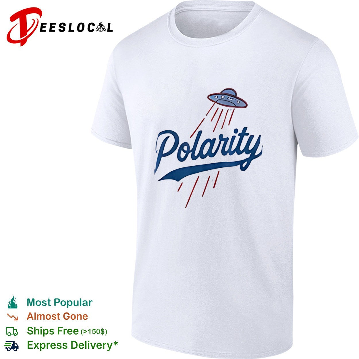 Polarity UFO style Los Angeles Dodgers shirt