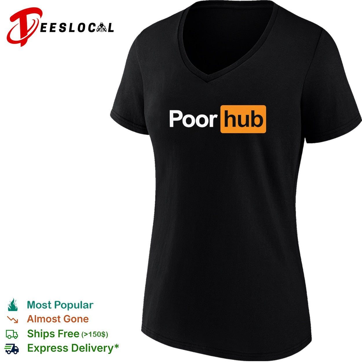 Poor hub logo shirt
