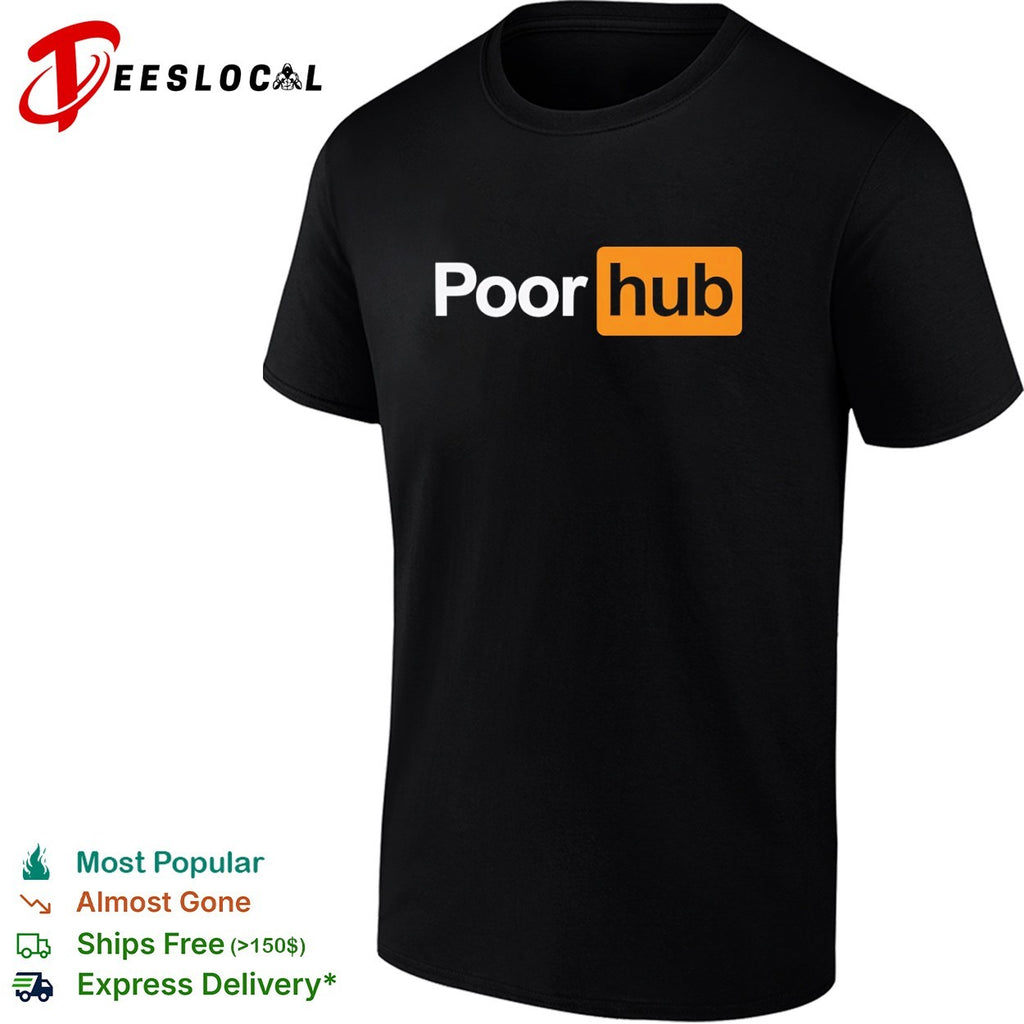 Poor hub logo shirt