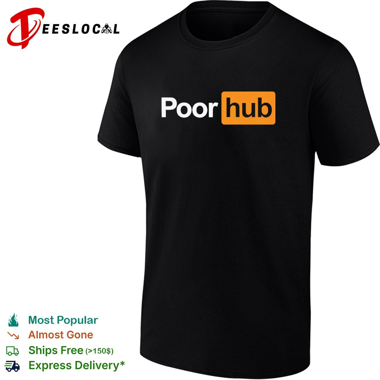 Poor hub logo shirt