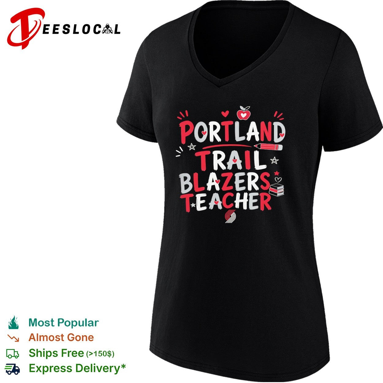 Portland Trail Blazers Teacher shirt
