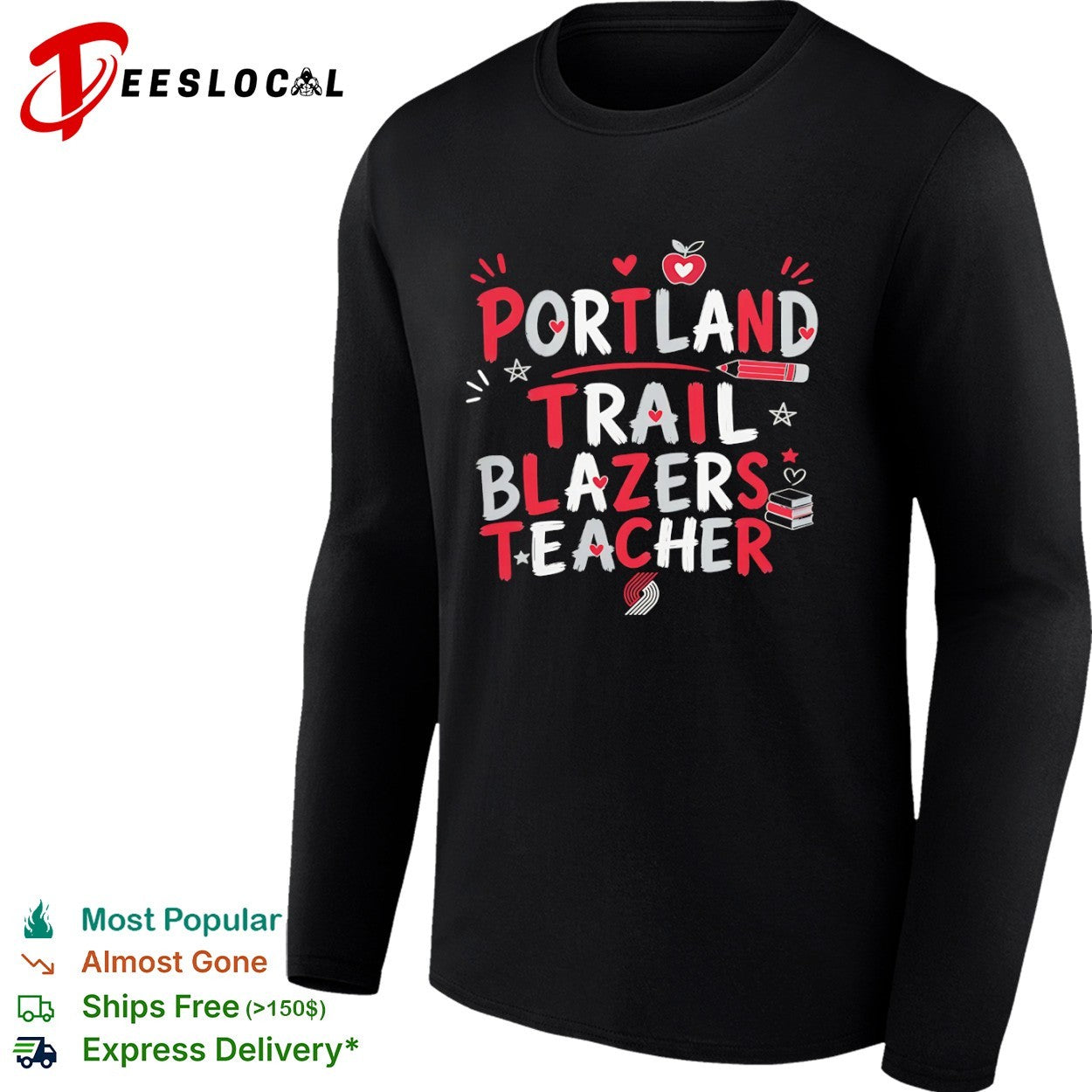 Portland Trail Blazers Teacher shirt