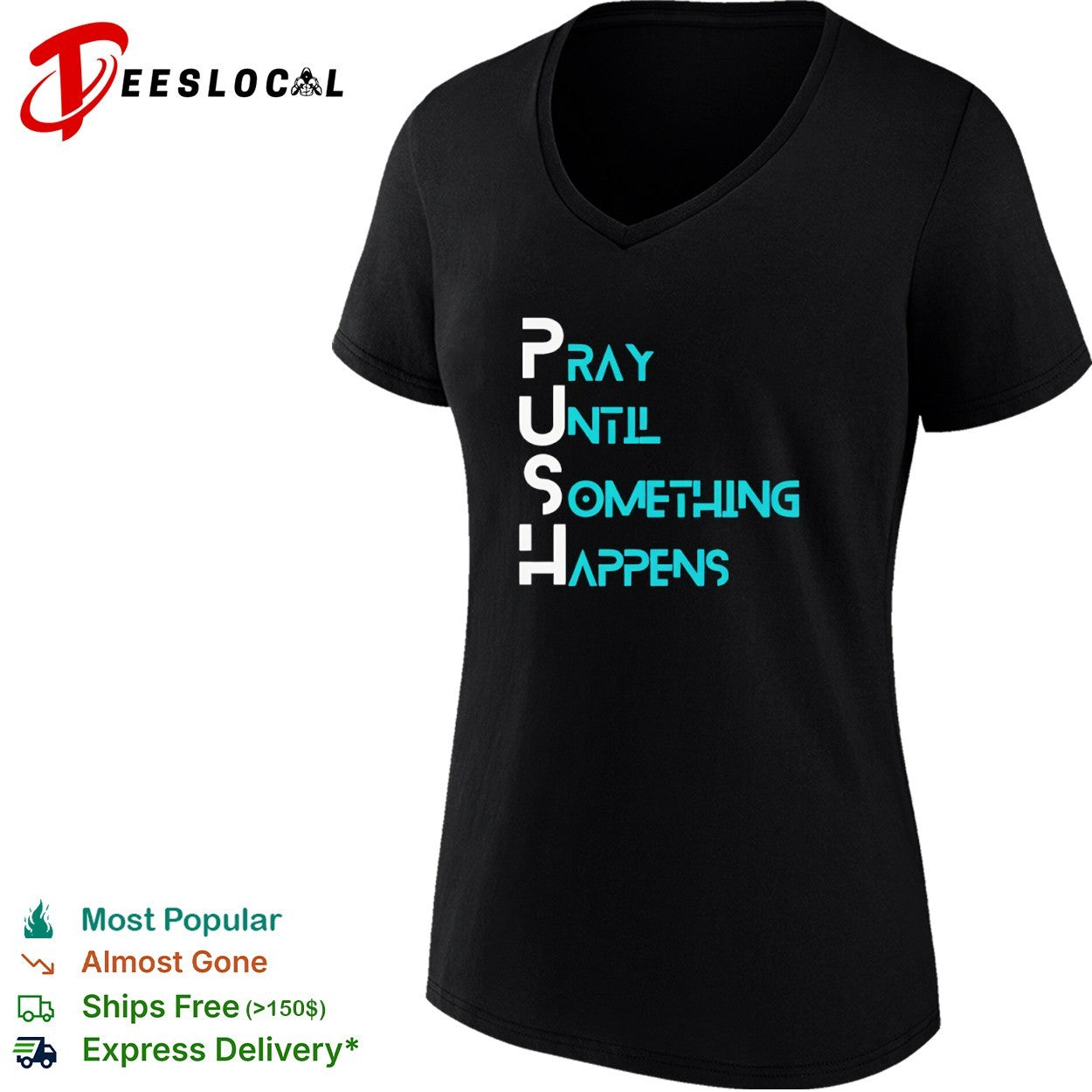 Pray until something happens PUSH shirt