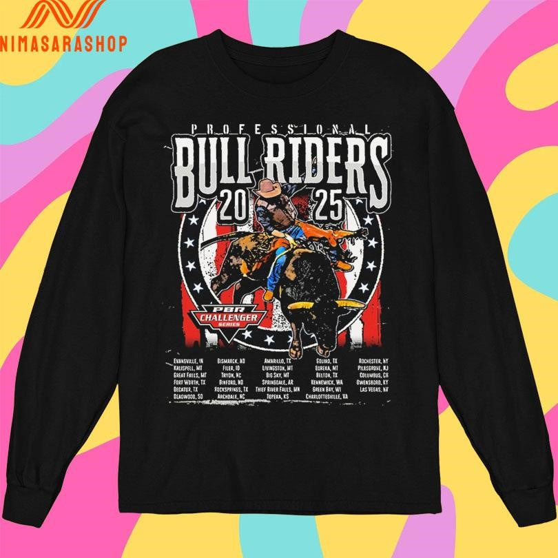 Professional Bull Riders 2025 Challenger Routing Shirts
