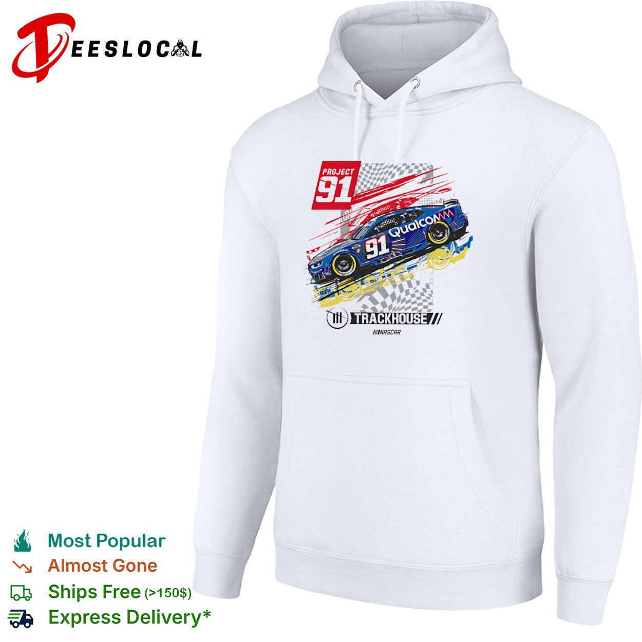 Project 91 Racing Qualcomm Nascar 91 Chevrolet Camaro Speed Concept shirt
