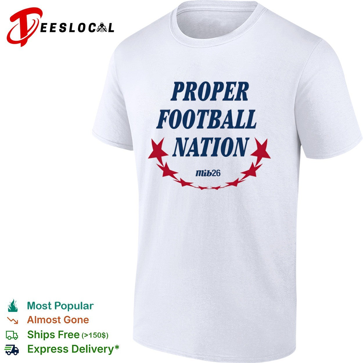 Proper Football Nation shirt