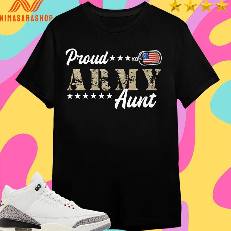 Proud Army Aunt American Shirts