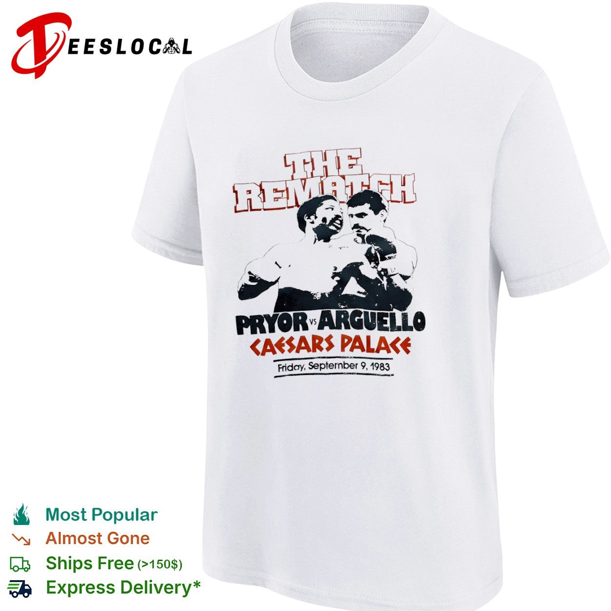 Pryor vs Arguello the rematch shirt