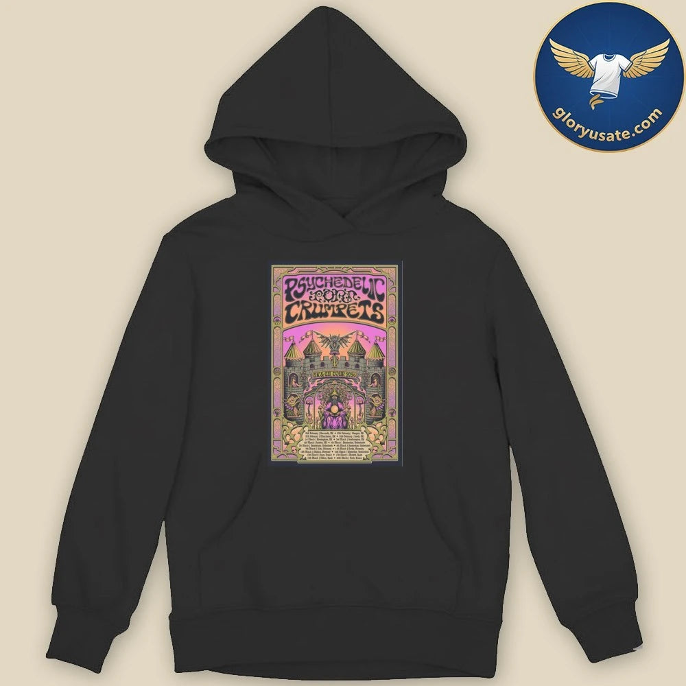 Psychedelic Porn Crumpets UK &amp; Europe Tour 2026 Poster Shirt