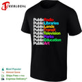 Public Radio Libraries Lands Transit Television Parks Education Art shirt