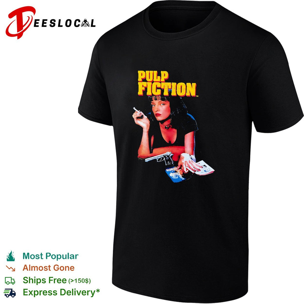Pulp Fiction Mia Wallace movie poster shirt