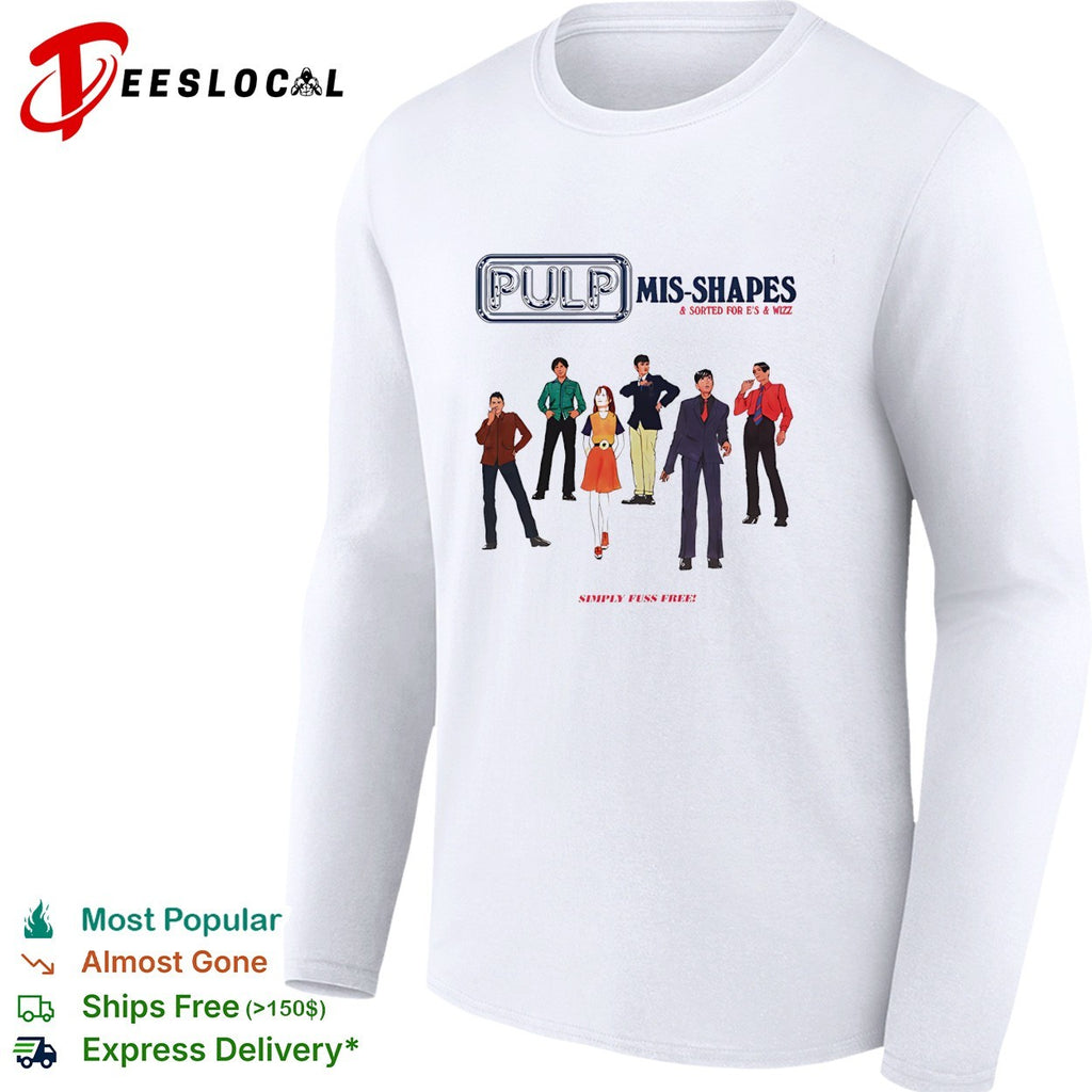 Pulp Mis Shapes sorted for E’s and Wizz band shirt
