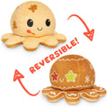 TeeTurtle Reversible Octopus Plushie (Baking + Gingerbread)
