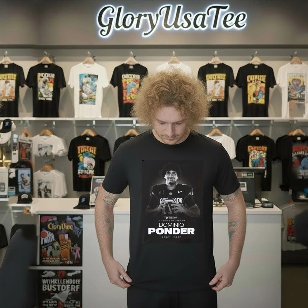 RIP Dominiq Ponder Colorado Buffaloes Football Death T-Shirt