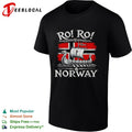 RO RO Norway Viking longship shirt