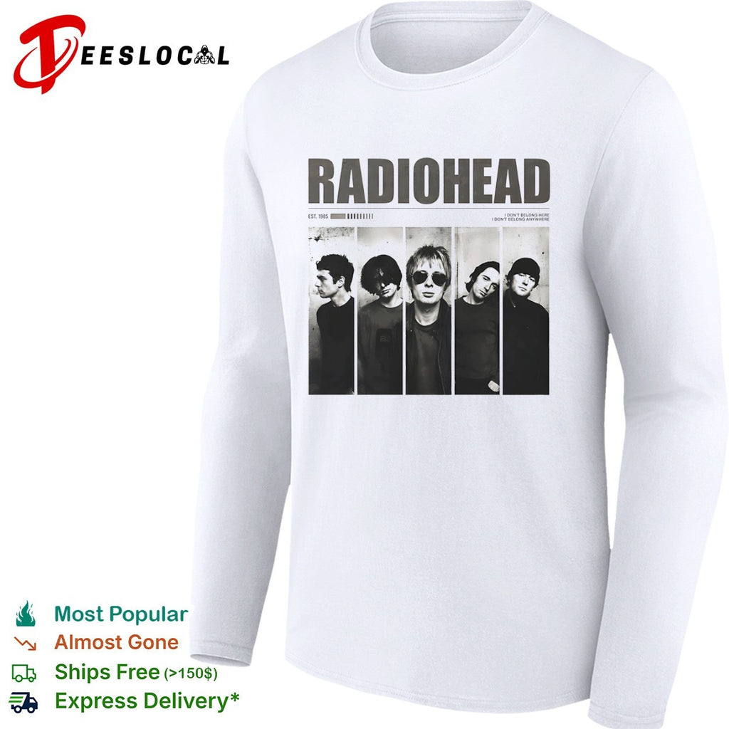 Radiohead Thom Yorke Jonny Greenwood Colin Greenwood Ed O Brien Phil Selway shirt