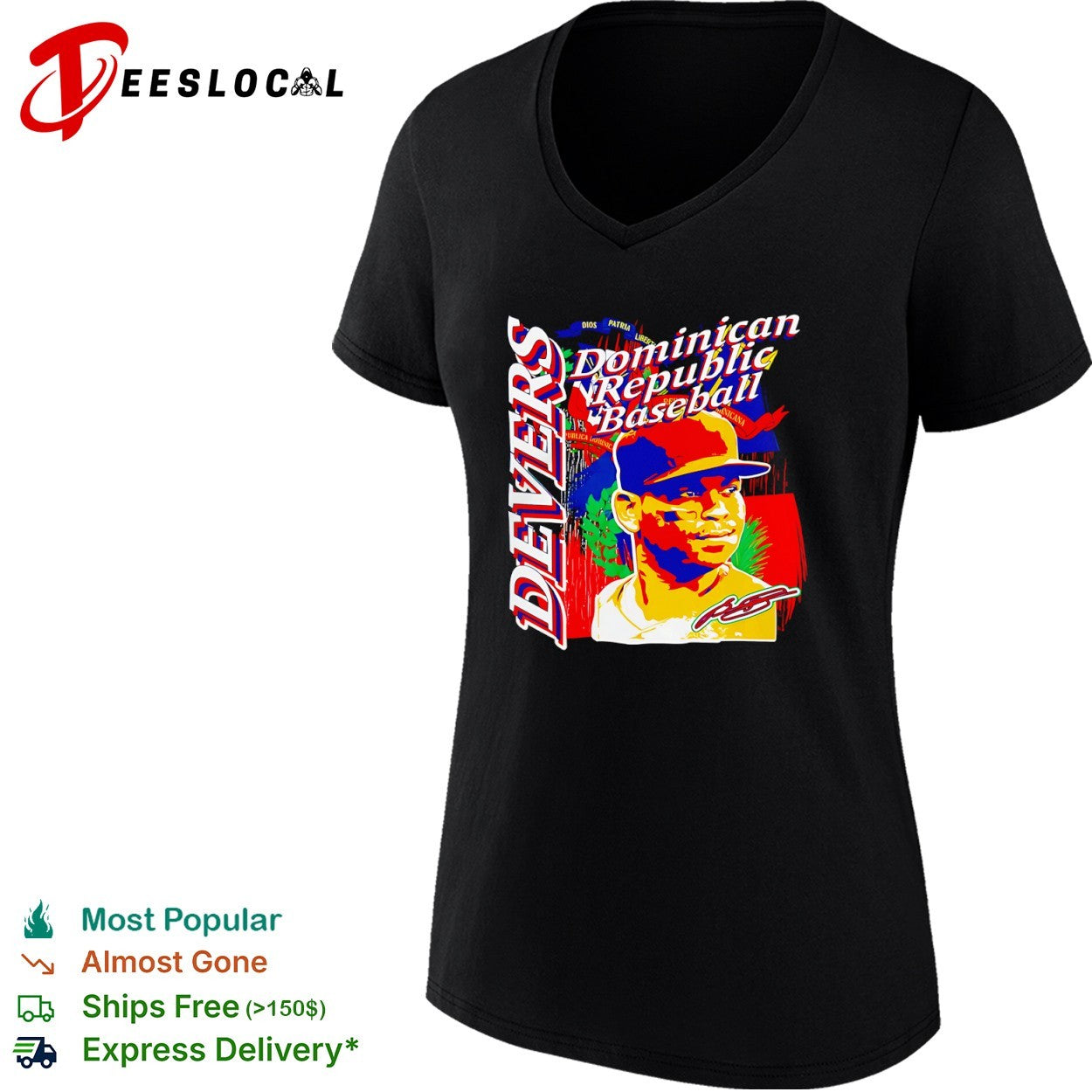 Rafael Devers Boston Red Sox Dominican Republic Baseball shirt