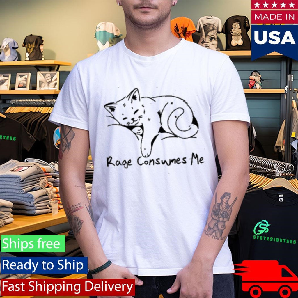 Rage Consumes Me Kitten T-Shirt