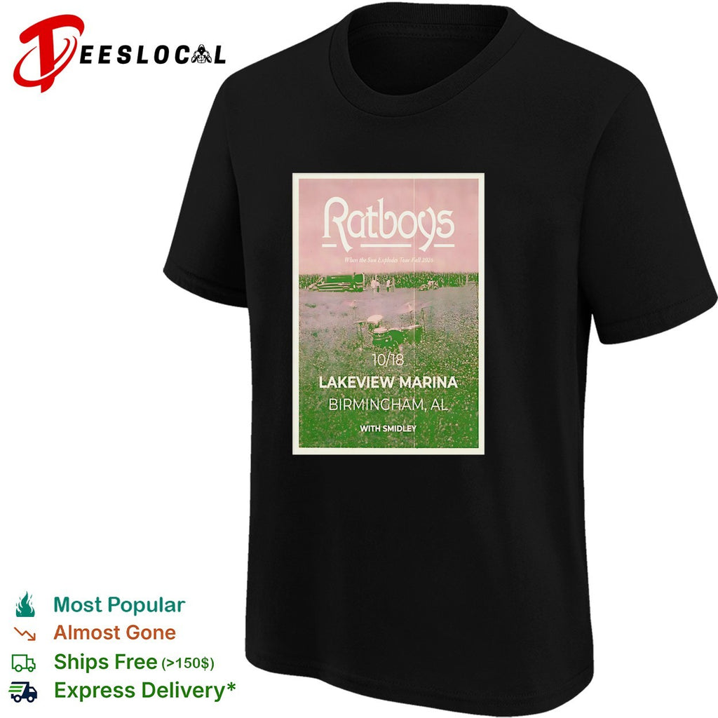 Ratboys When the Sun Explodes Tour Fall 2026 Lakeview Marina Birmingham AL shirt