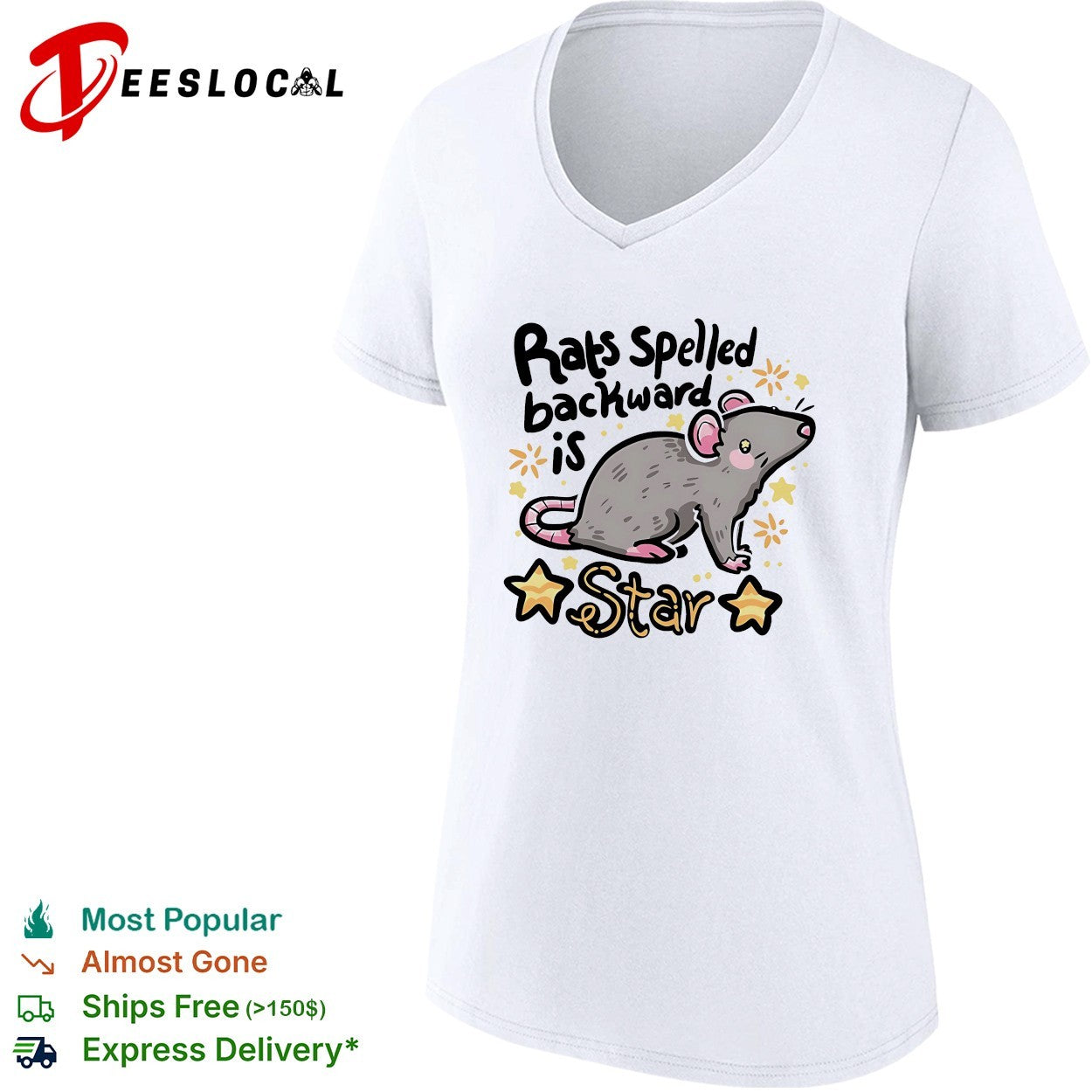 Rats spelled backward is star shirt