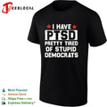 Republican I have ptsd pretty tired of stupid Democrats red stars shirt