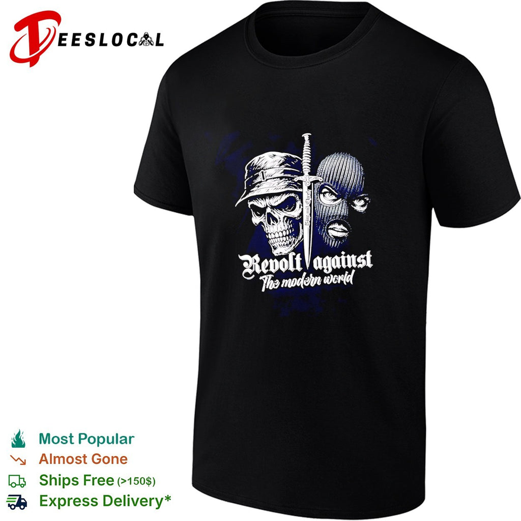 Revolt Against the Modern World Skull and Balaclava shirt
