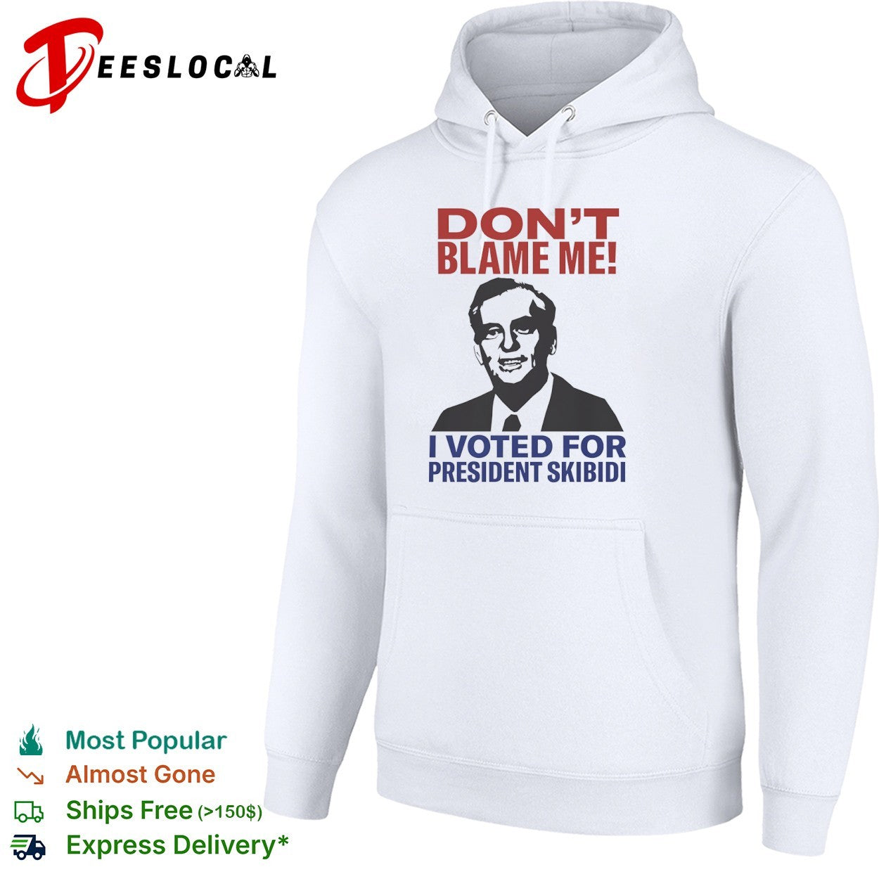 Richard Nixon don’t blame me I voted for President Skibidi portrait shirt