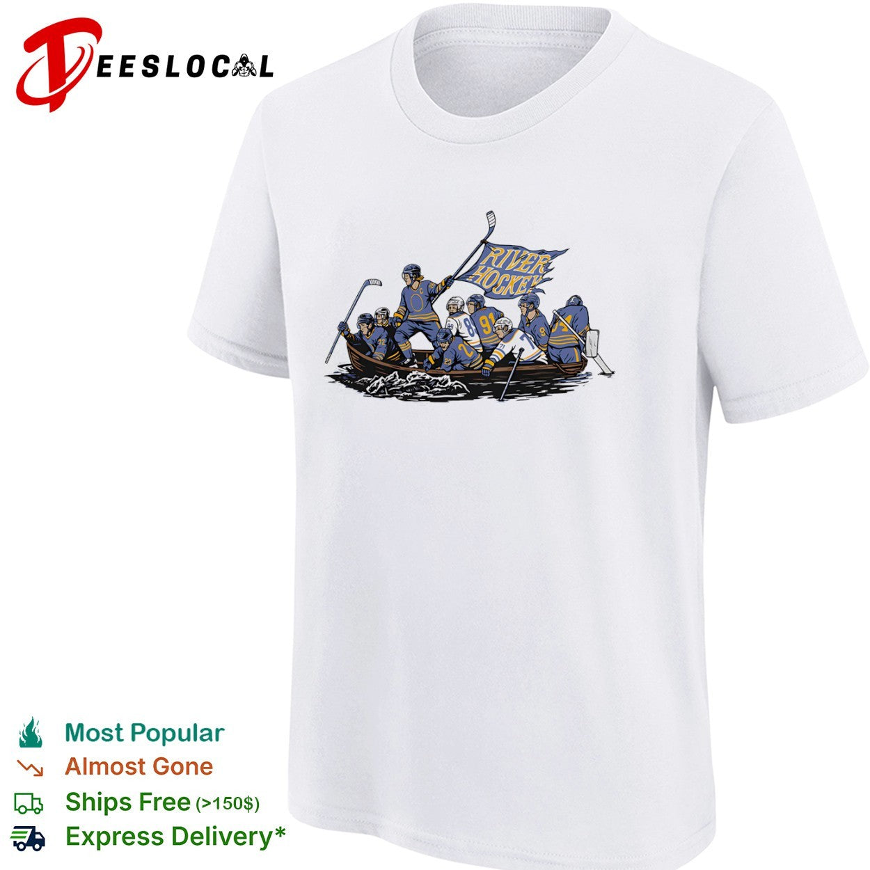 River Hockey Buffalo Sabres NHL style Washington Crossing Delaware shirt