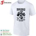 Road rules apply to everyone don’t be a speedbump stay safe monster truck shirt