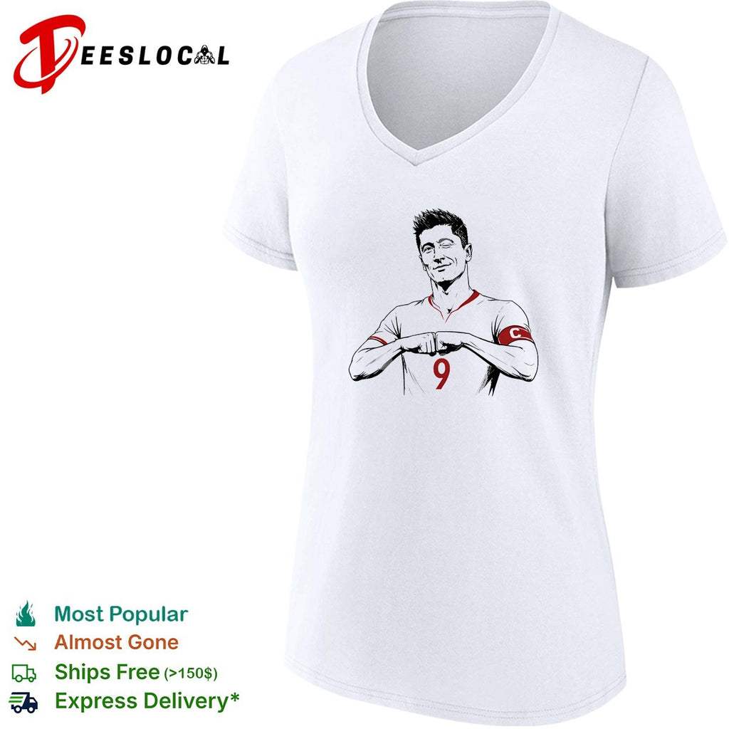 Robert Lewandowski To Chicago Fire fist bumb shirt