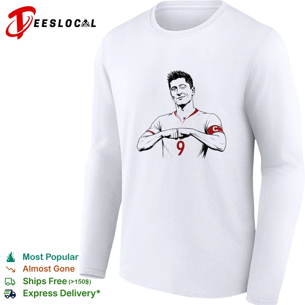 Robert Lewandowski To Chicago Fire fist bumb shirt