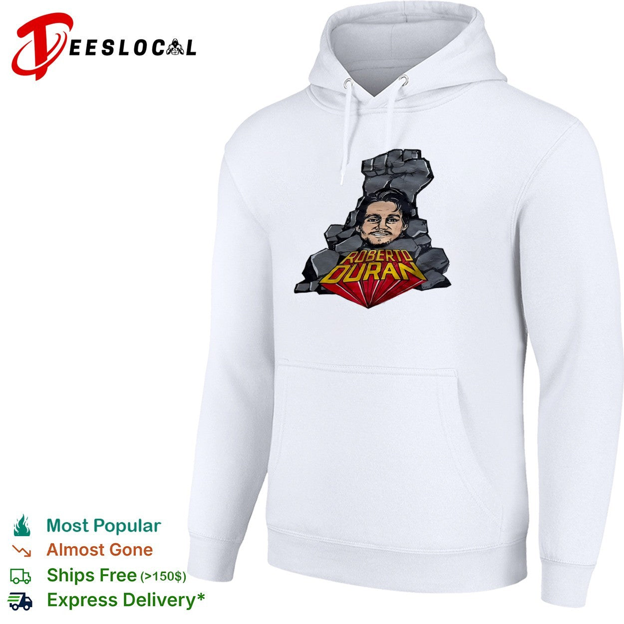 Roberto duran fist graphic shirt