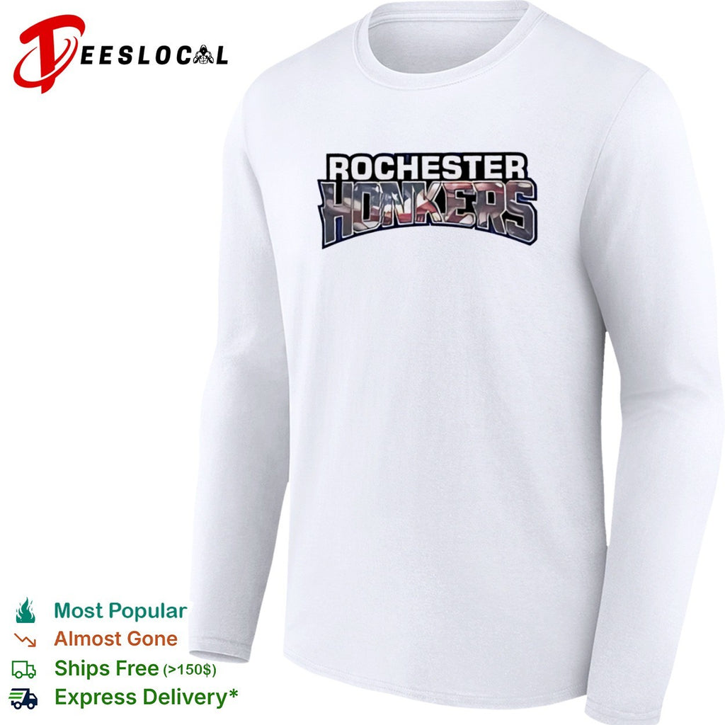 Rochester Honkers Northwoods League Baseball Team American Flag Pattern shirt