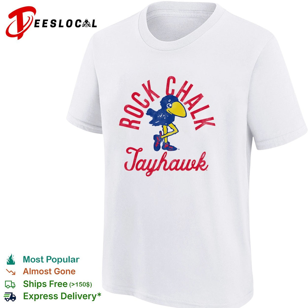Rock Chalk Jayhawk Kansas Jayhawks Mascot shirt