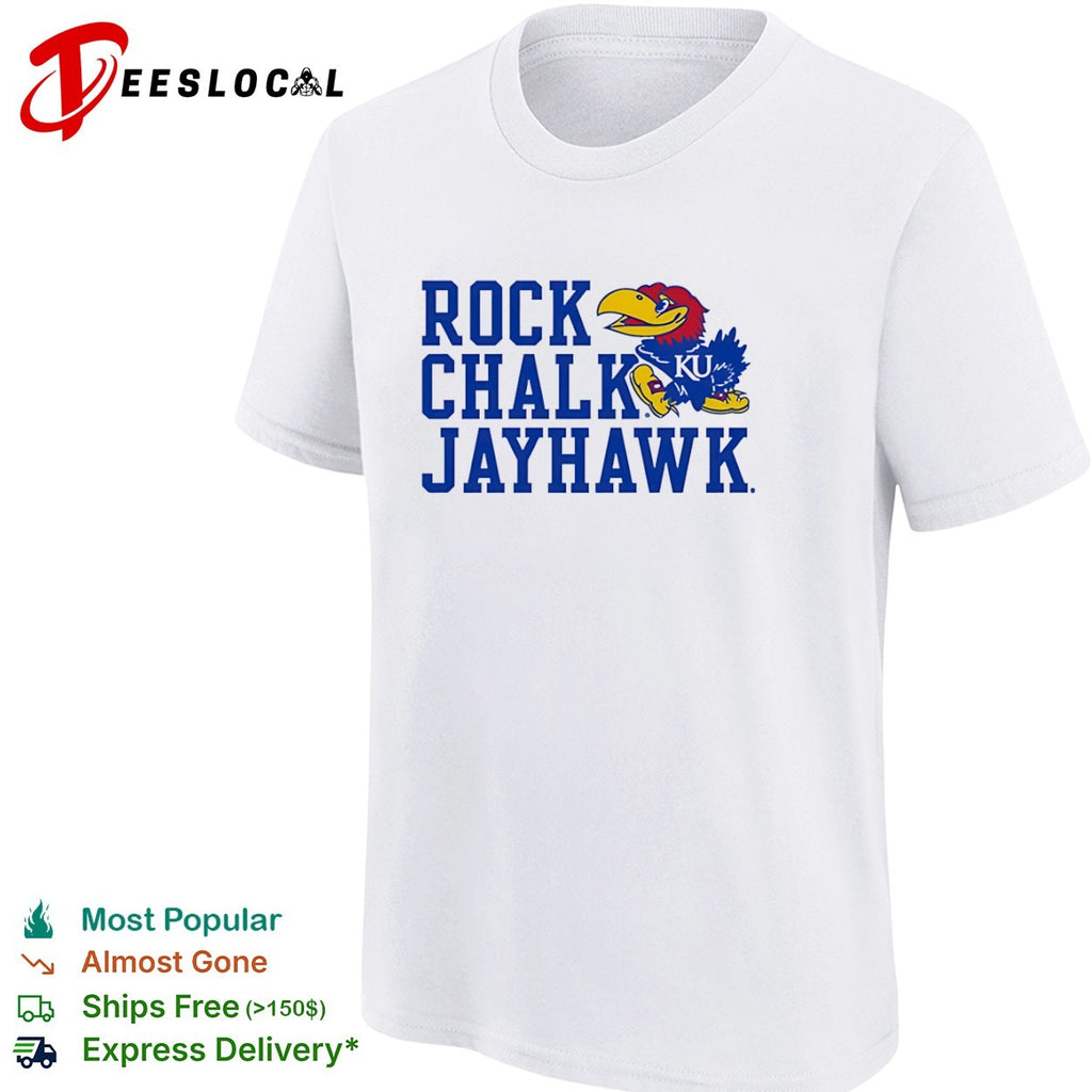 Rock Chalk Jayhawk Kansas Mascot shirt