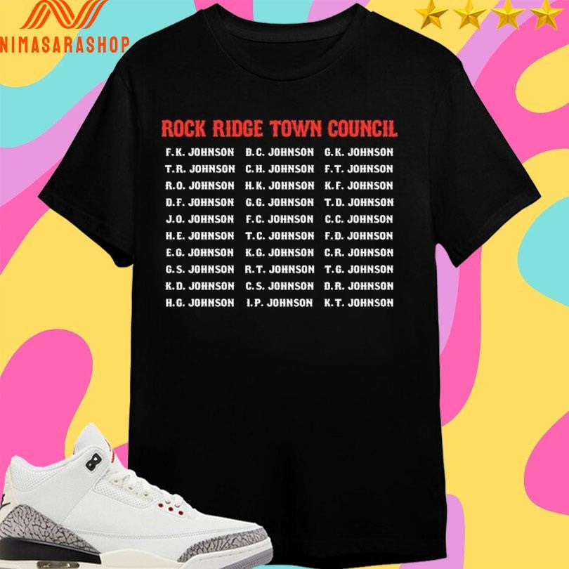 Rock Ridge Town Council Shirts