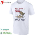 Roly Poly bug wearing cowboy hat roll hard live free desert shirt