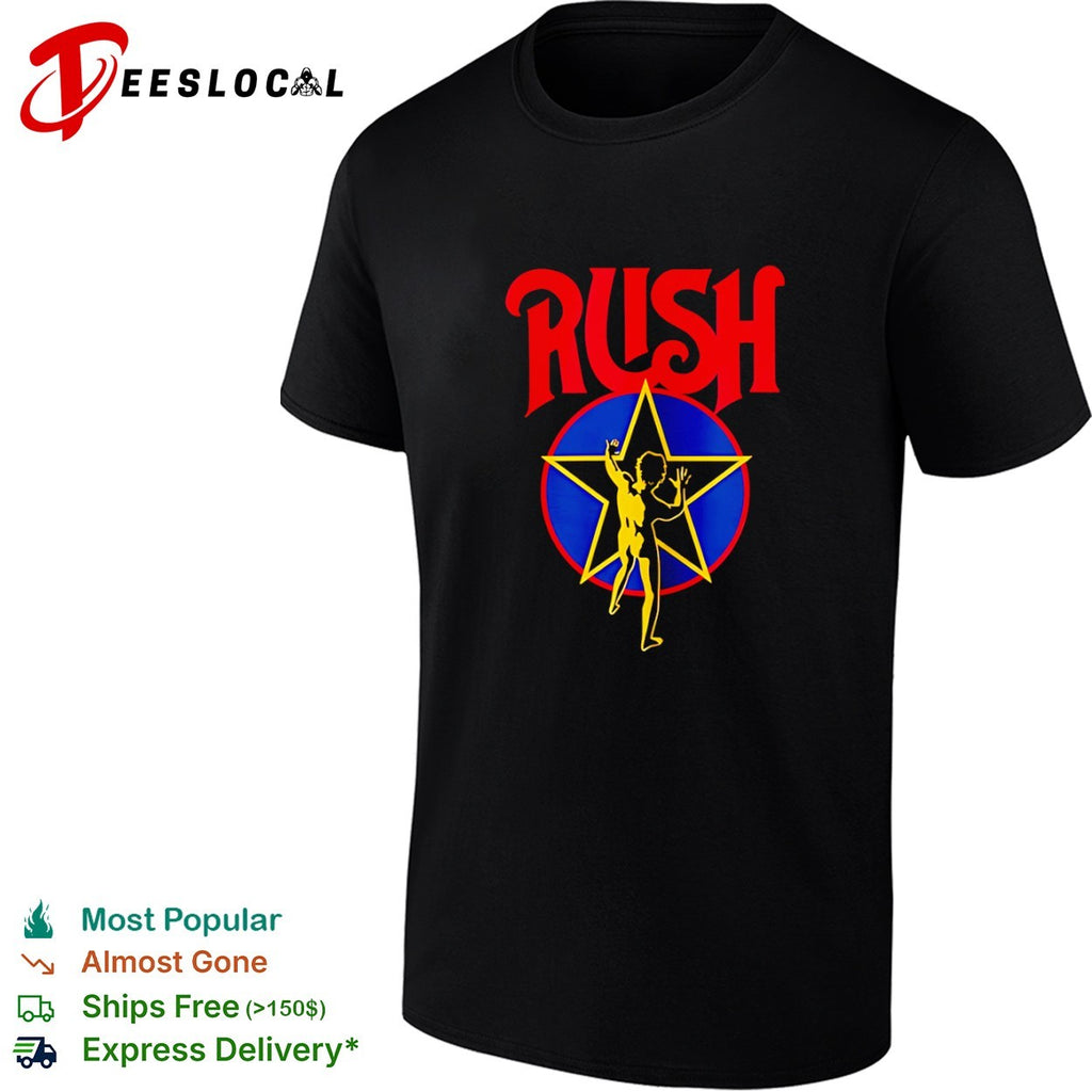 Rush starman red graphic shirt