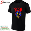 Rush starman red graphic shirt