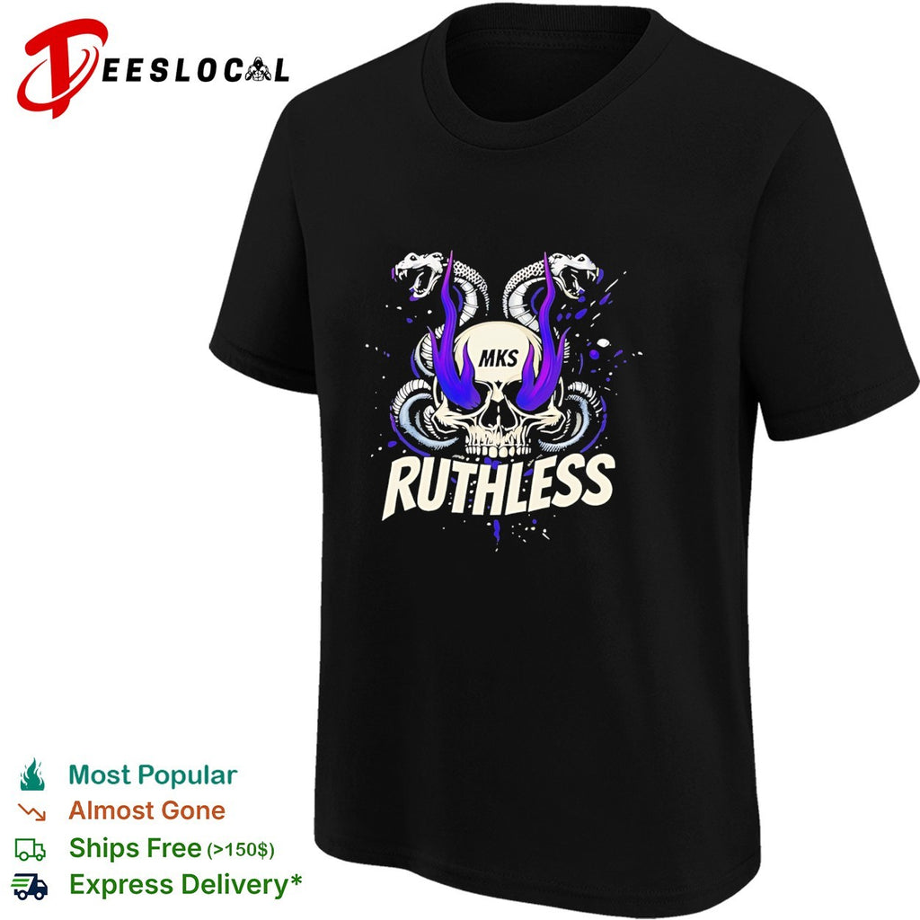 Ruthless Skull and Snakes gothic shirt