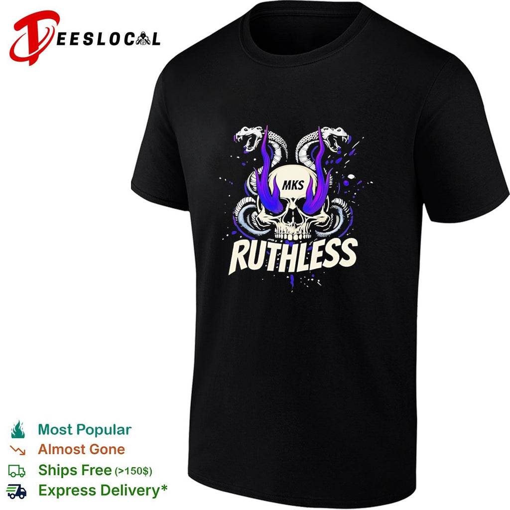 Ruthless Skull and Snakes gothic shirt